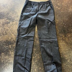 Brunello Cucinelli Gray plaid Ankle Cropped Pants 38 2